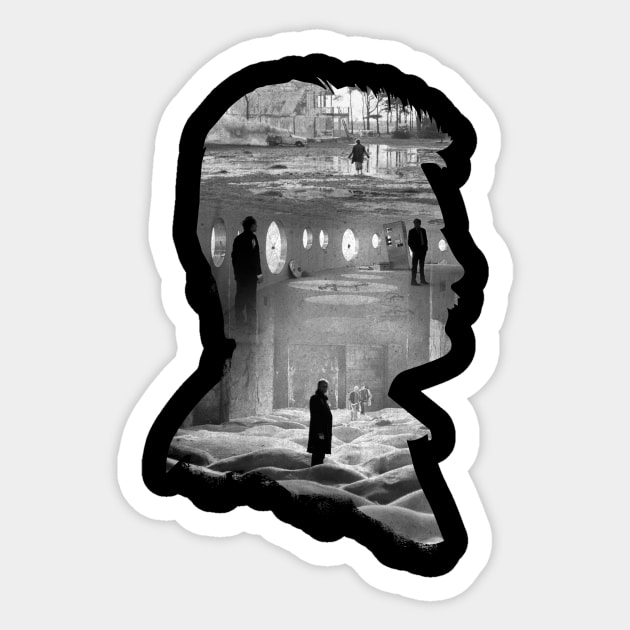 Andrei Tarkovsky Collage Sticker by burrotees
